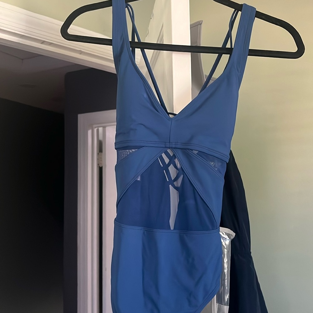 Bleu Rod Beattie mesh swimsuit